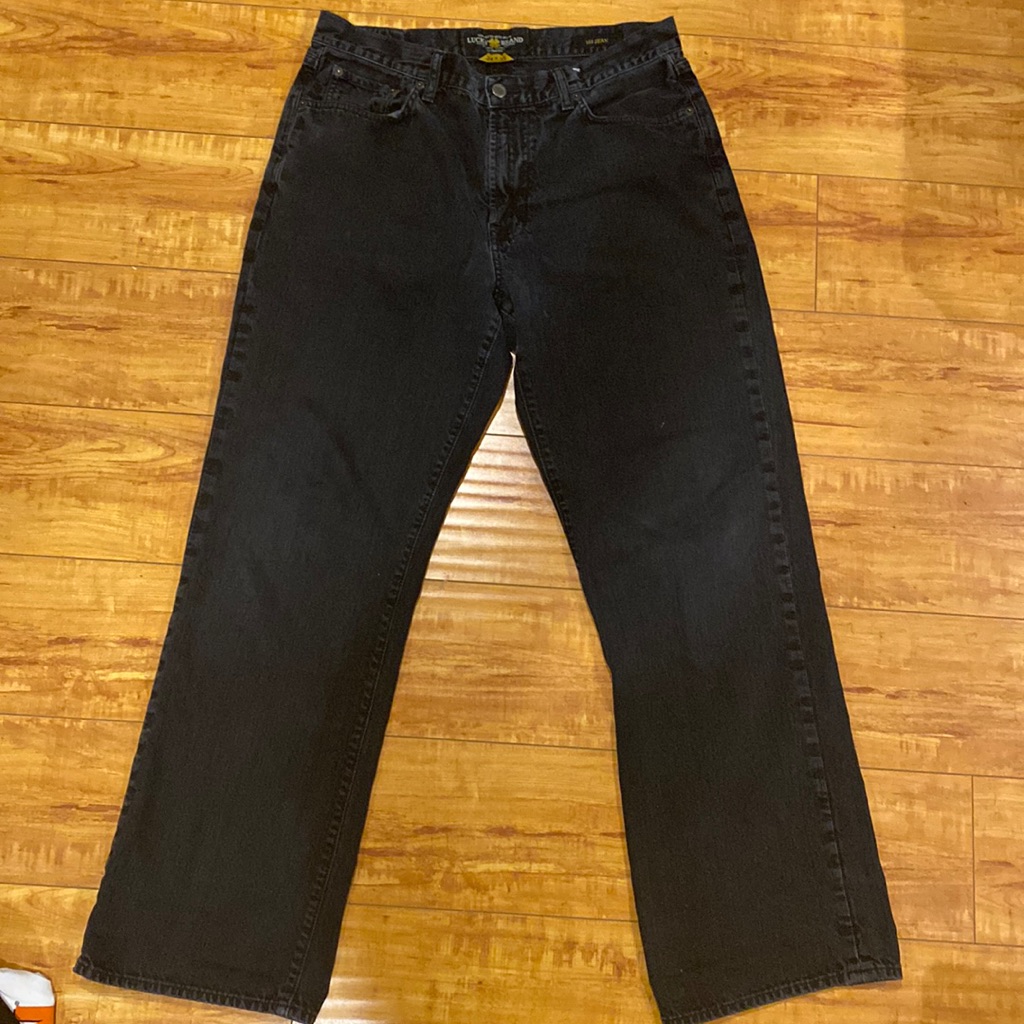 Lucky Brand 181 Jean Black Jeans Men 34x 35